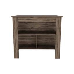 FM FURNITURE Brooklyn Wooden Kitchen Island