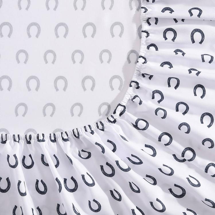 Wrangler Horseshoe Dots Microfiber Sheet Set