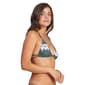Juniors Cyn & Luca  Island Blooms Tunnel Triangle Bikini Swim Top - image 3