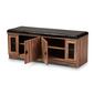 Baxton Studio Valina 2 Door Wood Shoe Storage Bench - image 4