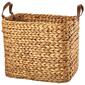 Baum Brothers Large Arrow Weave Water Hyacinth Rectangle Basket - image 1