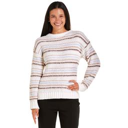Womens BB Dakota Long Sleeve Stripe Sweater