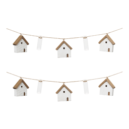 Melrose House & Tube Vase String Garland - Set of 2
