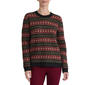 Womens Jones New York Long Sleeve Fair Isle Sweater - image 1
