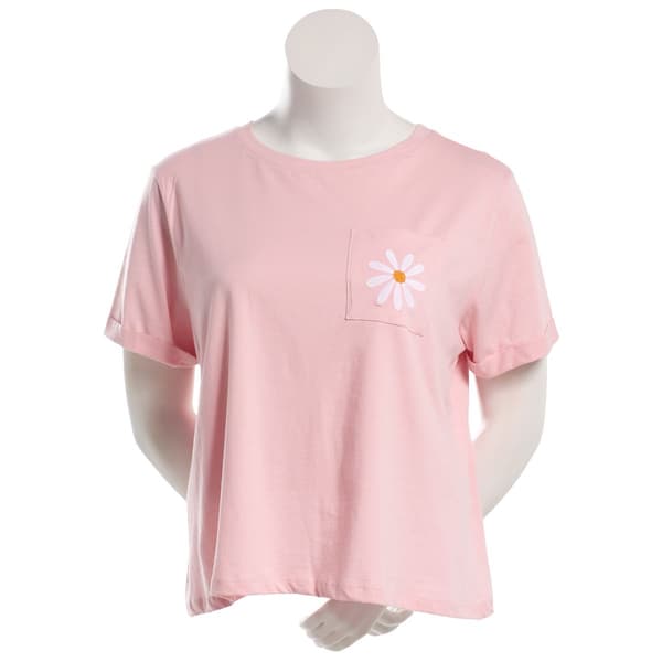 Juniors Plus Attitude Not Included Good Vibes Only Tee