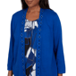 Womens Alfred Dunner Dinner Theater Geo Two in One Blouse - image 5