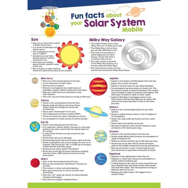 MasterPieces Solar System Mobile Wood Craft & Paint Kit