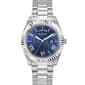 Mens Guess Silver Coin Edge Bezel Watch - GW0265G7 - image 1