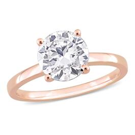 Gemstone Classics&#40;tm&#41; 10kt. Rose Gold Lab Created Sapphire Ring