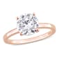 Gemstone Classics(tm) 10kt. Rose Gold Lab Created Sapphire Ring - image 1