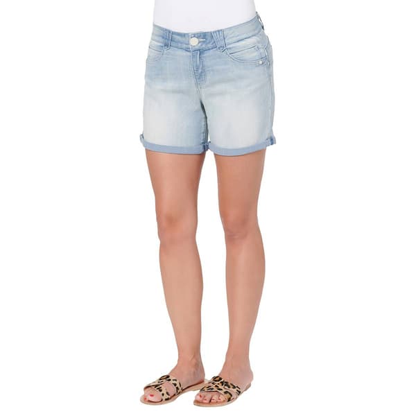 Womens Democracy Absolution&#40;R&#41; Inseam Light Blue Denim Short