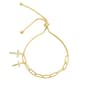 Accents by Gianni Argento Diamond Accent Double Cross Bracelet - image 1