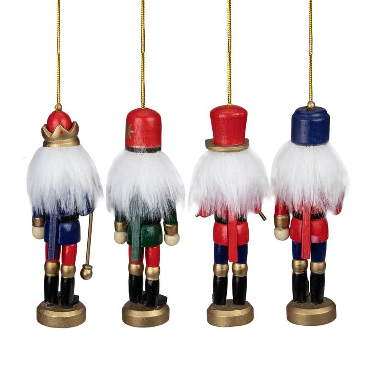 Northlight Seasonal 4pc. Christmas Nutcracker Ornaments