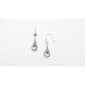 Rosa Rhinestones Pear Drop Earrings - image 1