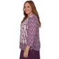 Plus Size Alfred Dunner Good To Go 3/4 Sleeve Geometric Blouse - image 4