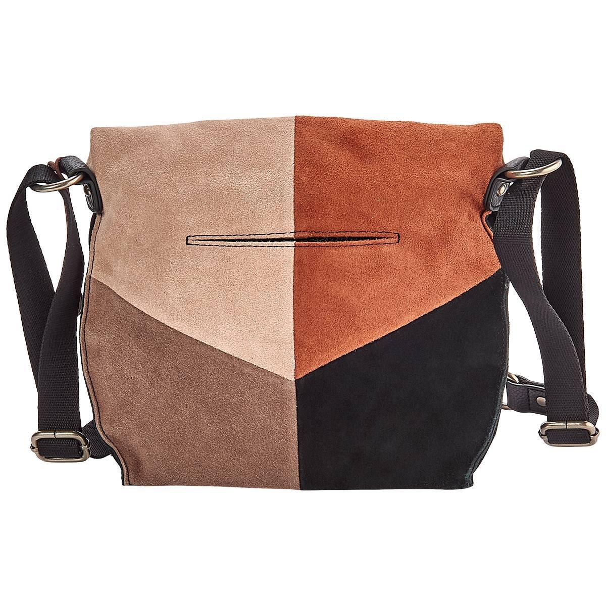 The Sak Silverlake Suede Color Block Crossbody
