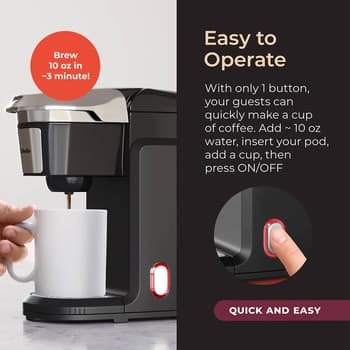 Mueller single best sale serve coffee maker