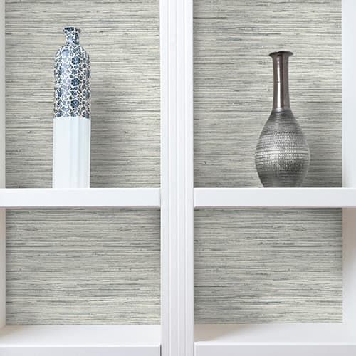 RoomMates® Grasscloth Blue Peel &amp; Stick Wallpaper