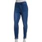 Womens Bleu Denim Roll Cuff Skinny Ankle Jeans - image 1