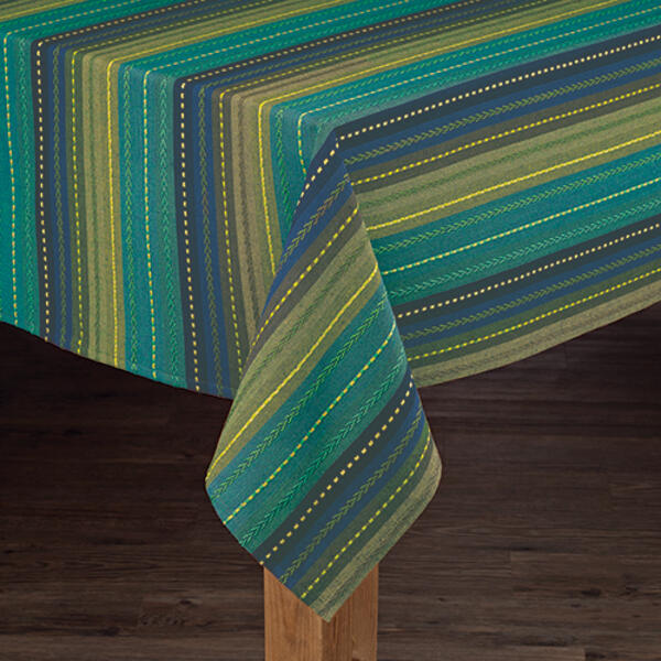 Phoenix Striped Tablecloth - image 