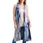 Womens 24/7 Comfort Apparel Tie Dye Open Front Cardigan - image 1