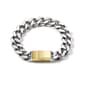 Men Carvavelle by Bulova Two-Tone Black Dial Watch Box Set-45K000 - image 5