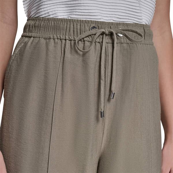 Womens DKNY Pull On Front Seam Wide Leg Pants