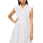 Womens MSK Sleeveless Poplin Stripe Cinched Waist Midi Dress - image 4