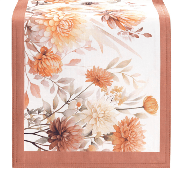 Threadmade Autumn Blooms Table Runner - image 