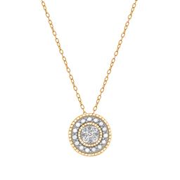 Nova Star™ 1/10ctw. Lab Grown Diamond Round Pendant
