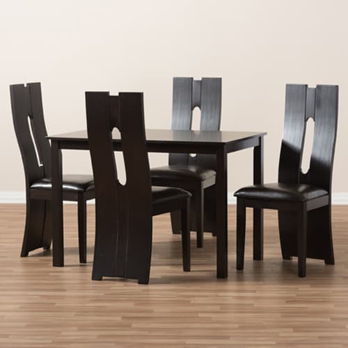 Baxton Studio Alani 5pc. Dining Set
