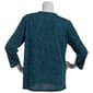 Womens Hasting & Smith 3/4 Sleeve Pleat Crossover V-Neck Tee - image 9