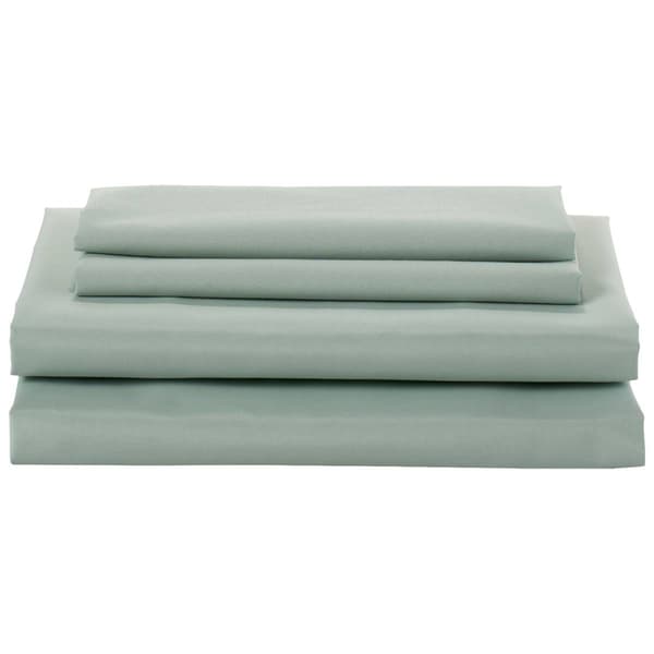 Ashley Cooper(tm) Cotton Rich Percale Sheet  Set - Glacier - image 