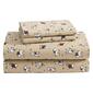Laura Ashley Holiday Scottie Cotton Flannel Sheet Set - image 1