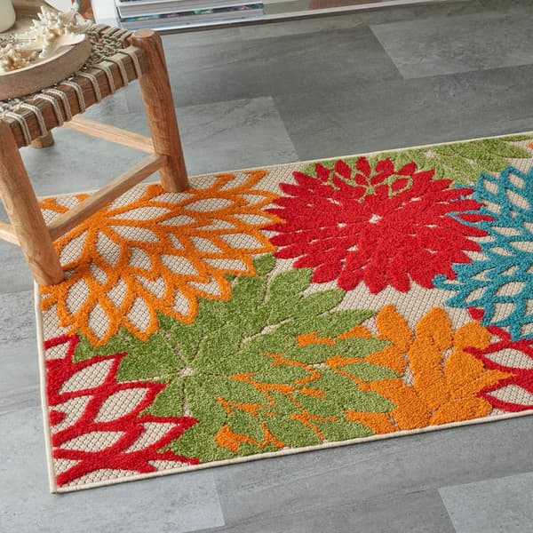 Nourison Aloha Tropical Indoor/Outdoor Area Rug