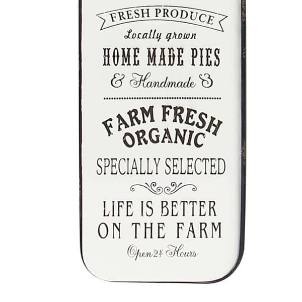 9th & Pike&#174; Oversized Vintage Metal Farmhouse Market Sign