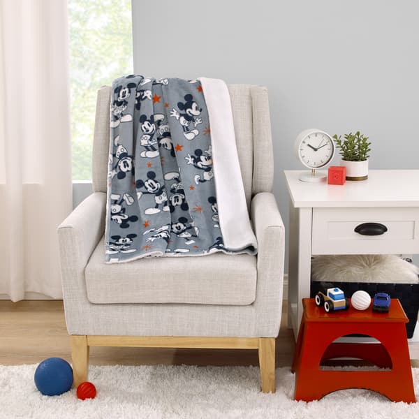 Disney Mickey Mouse Sherpa Baby Blanket