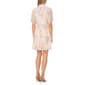 Womens Cece Short Sleeve Floral Chiffon A-Line Dress - image 3