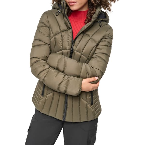 Womens DKNY Short Packable Jacket