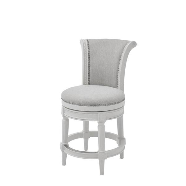New Ridge Home Goods Chapman Counter-Height Barstool - White - image 