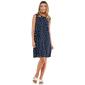 Plus Size Harlow & Rose Sleeveless Nautical Shift Dress - image 1