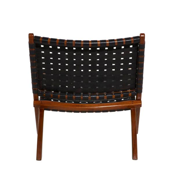 9th & Pike® Black Wood Contemporary Folding Chair