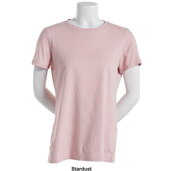 Womens Calvin Klein Performance Carbon Peach Crew Neck Tee
