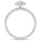 Nova Star® Sterling Silver 1/2ctw. Lab-Grown Diamond Bridal Ring - image 4