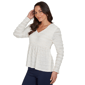 Womens Skye’s the Limit Urban Heirloom V Neck Ruffle Lace Blouse - image 3