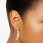 Napier 28mm Gold-Tone Twisted Hoop Earrings - image 3