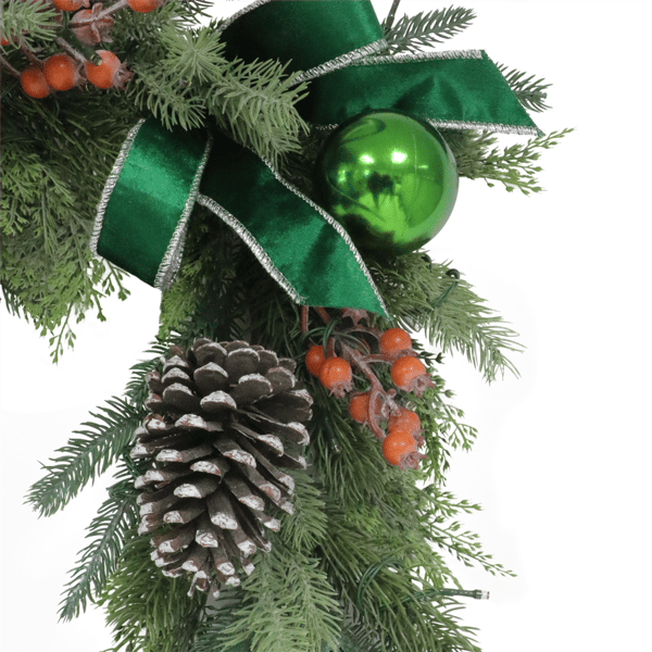 Puleo International 6ft. Pre-Lit Adorned Garland