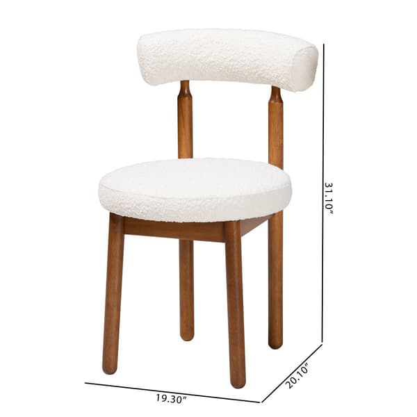 Baxton Studio Edric Modern Japandi 2pc. Dining Chair Set