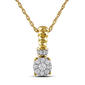 Nova Star(R) Yellow Gold Plated 1/4ctw. Lab Grown Diamond Pendant - image 1