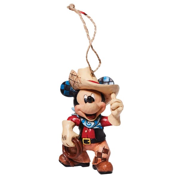 Jim Shore Disney Traditions Mickey Ornaments - Set of 4